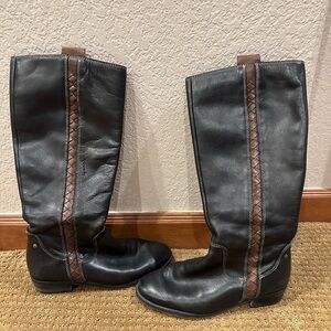 Pikolinos Black and Brown Leather Boots size 7.5/8